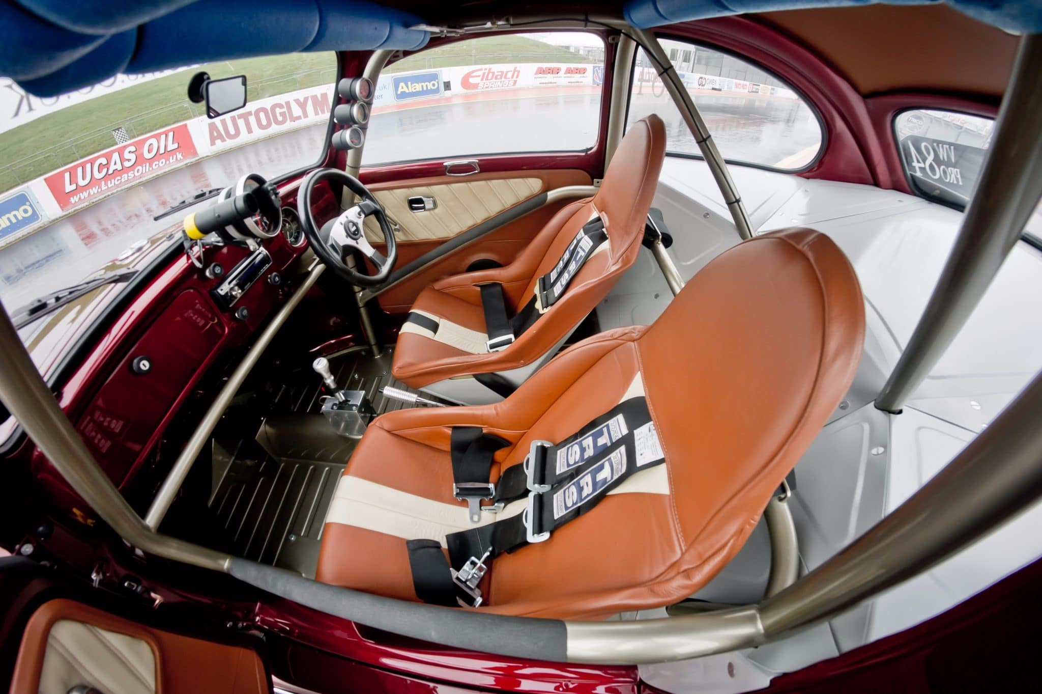 leather car seat Beetle restoration