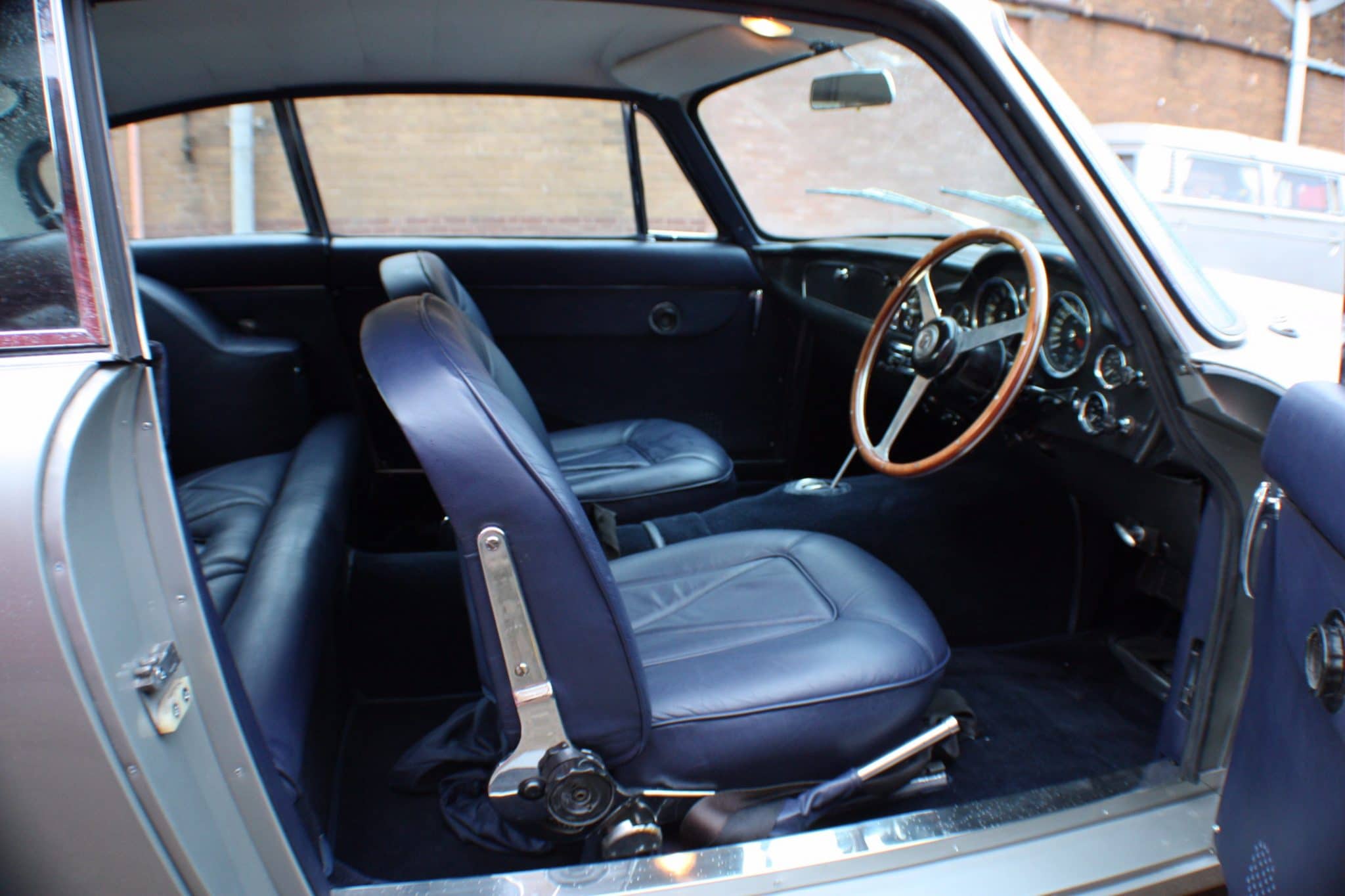 leather seat restoration - Aston Martin DB6