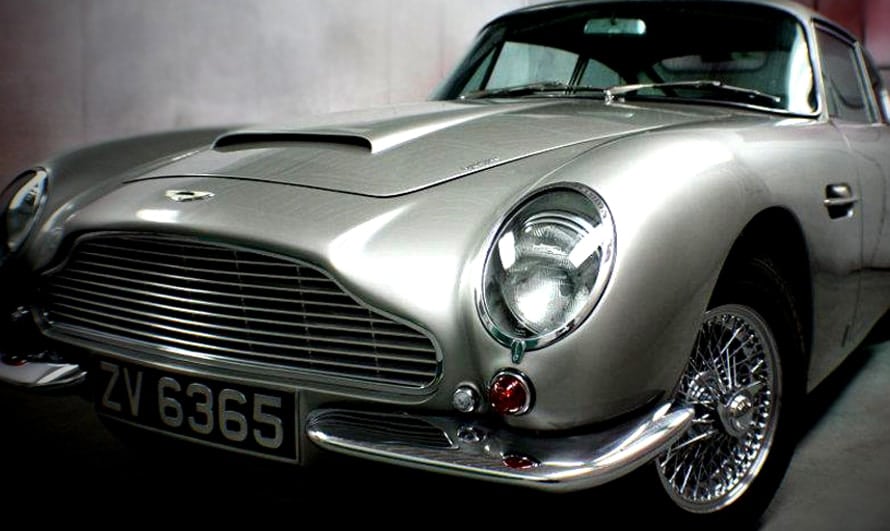 silver Aston Martin DB5