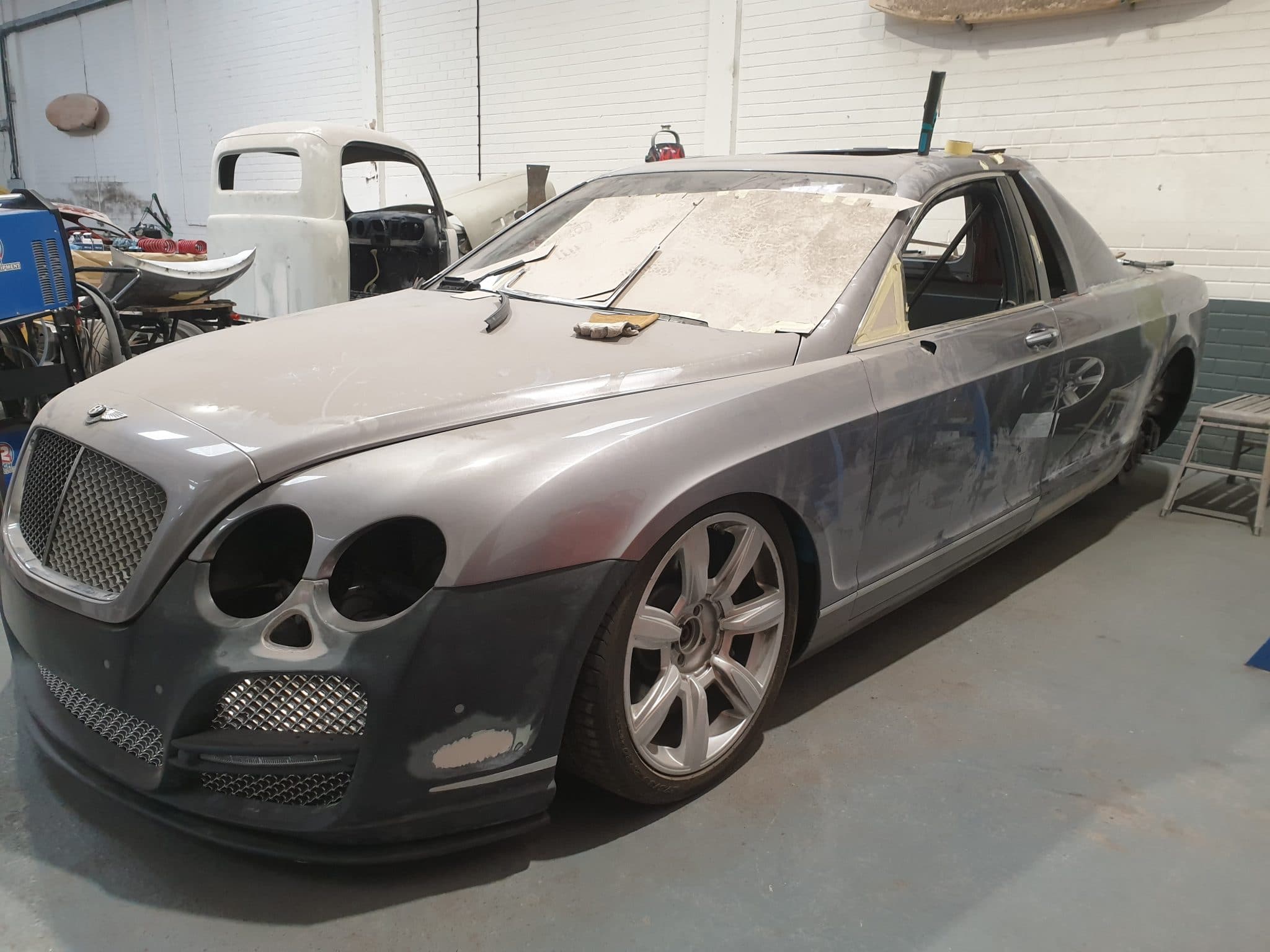 Bentley customisation in progress