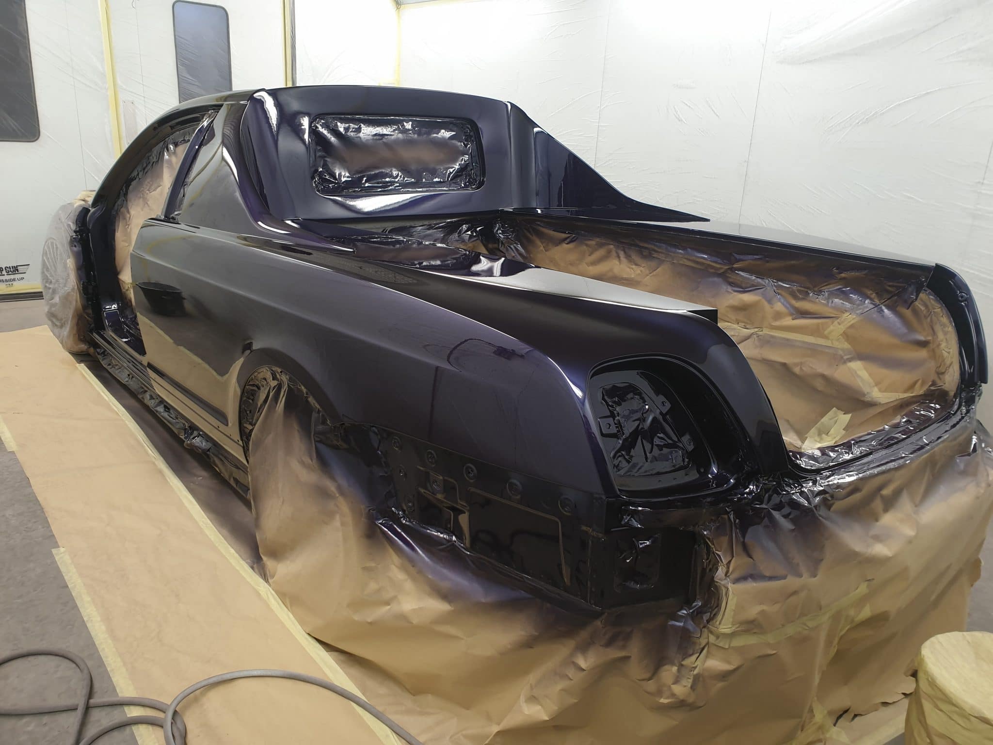 process of transformation of a Bentley